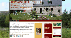 Desktop Screenshot of domainedelesvaniel.com