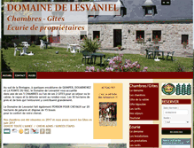 Tablet Screenshot of domainedelesvaniel.com